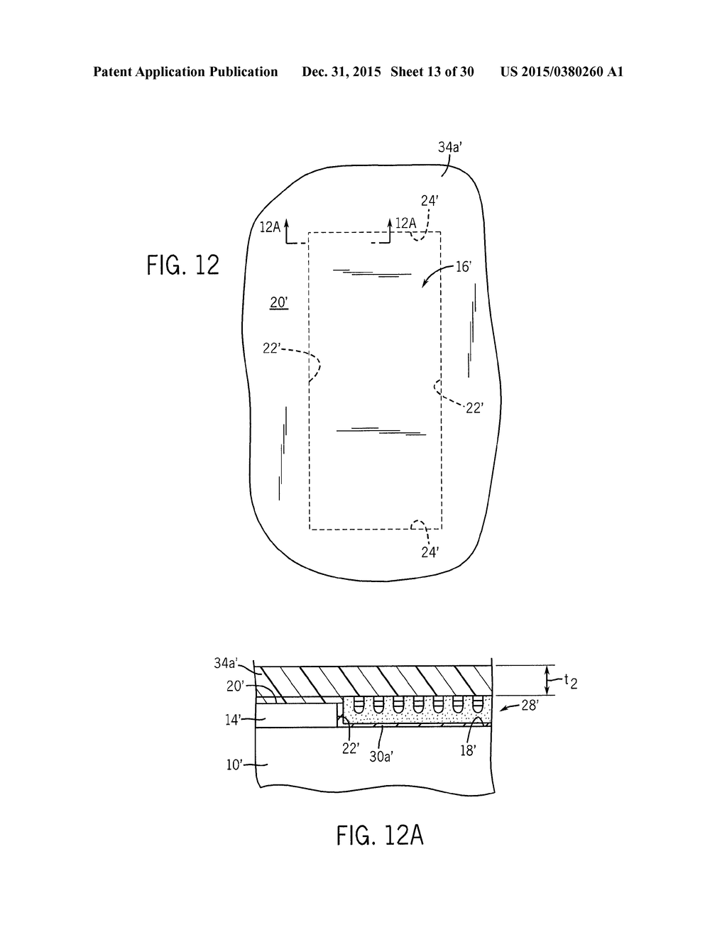 SEMICONDUCTOR STRUCTURES INCLUDING SELF-ASSEMBLED POLYMER DOMAINS     REGISTERED TO THE UNDERLYING SELF-ASSEMBLED POLYMER DOMAINS, TEMPLATES     COMPRISING THE SAME, AND METHODS OF FORMING THE SAME - diagram, schematic, and image 14