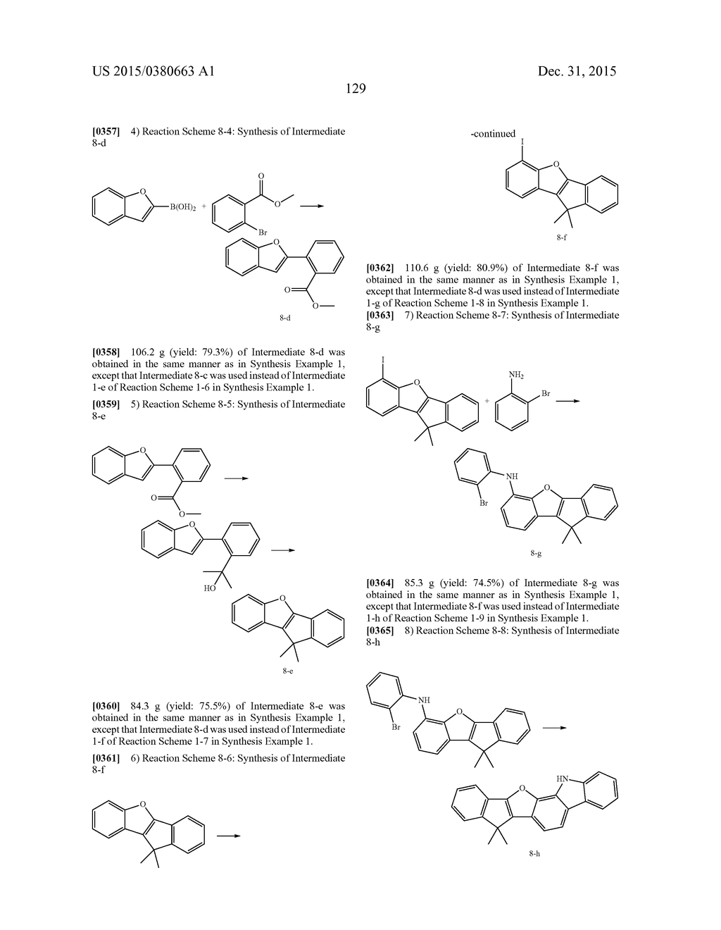 HETEROCYCLIC COMPOUND AND ORGANIC LIGHT-EMITTING DEVICE INCLUDING THE SAME - diagram, schematic, and image 131