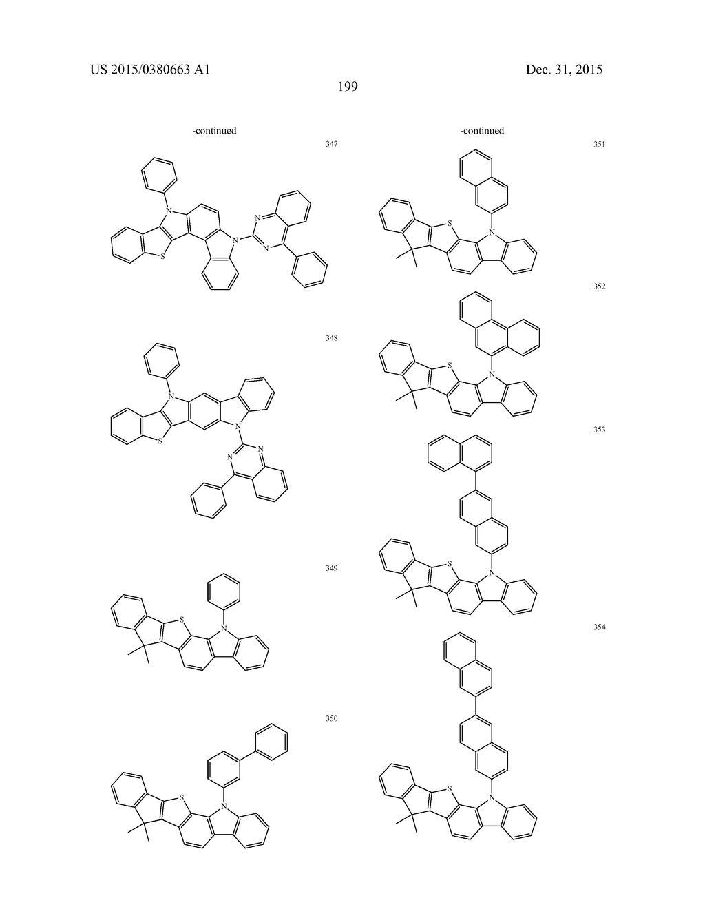 HETEROCYCLIC COMPOUND AND ORGANIC LIGHT-EMITTING DEVICE INCLUDING THE SAME - diagram, schematic, and image 201