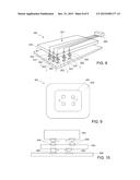 COMMUNICATION CELL FOR AN INTEGRATED CIRCUIT OPERATING IN CONTACT AND     CONTACTLESS MODE, ELECTRONIC CHIP COMPRISING THE COMMUNICATION CELL,     ELECTRONIC SYSTEM INCLUDING THE CHIP, AND TEST APPARATUS diagram and image