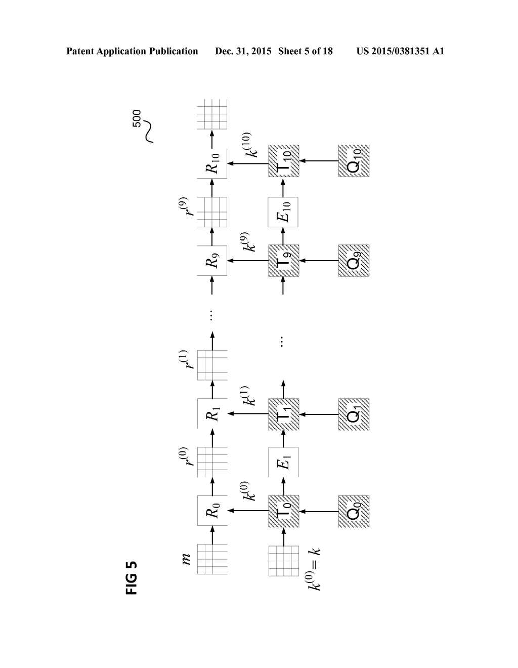 CRYPTOGRAPHIC PROCESSOR, METHOD FOR IMPLEMENTING A CRYPTOGRAPHIC PROCESSOR     AND KEY GENERATION CIRCUIT - diagram, schematic, and image 06