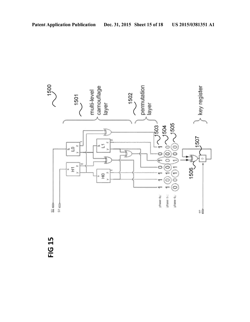 CRYPTOGRAPHIC PROCESSOR, METHOD FOR IMPLEMENTING A CRYPTOGRAPHIC PROCESSOR     AND KEY GENERATION CIRCUIT - diagram, schematic, and image 16
