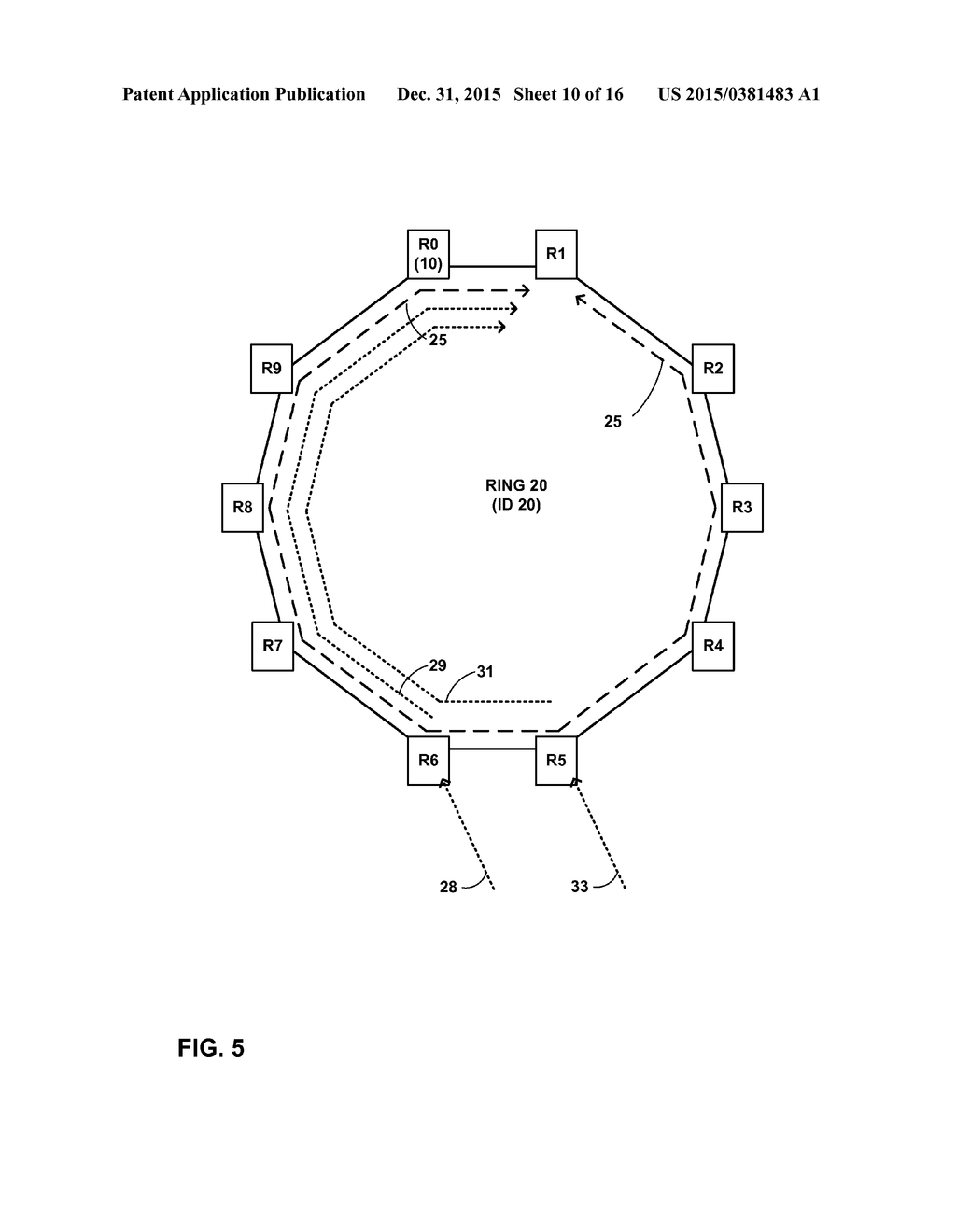 BANDWIDTH CONTROL FOR RING-BASED MULTI-PROTOCOL LABEL SWITCHED PATHS - diagram, schematic, and image 11