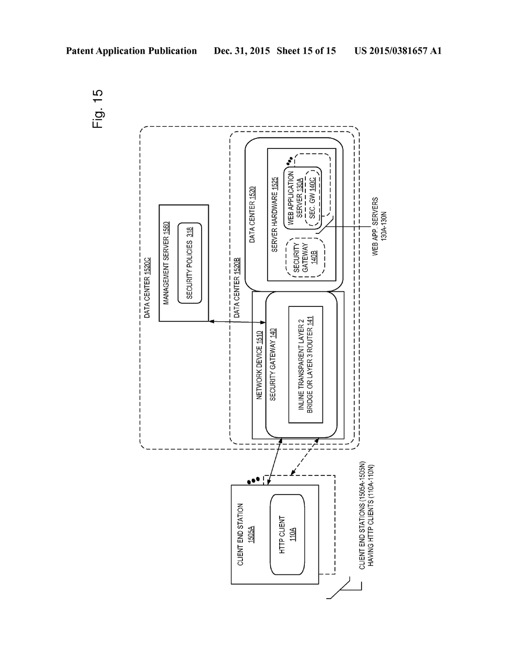 SELECTIVE MODIFICATION OF ENCRYPTED APPLICATION LAYER DATA IN A     TRANSPARENT SECURITY GATEWAY - diagram, schematic, and image 16