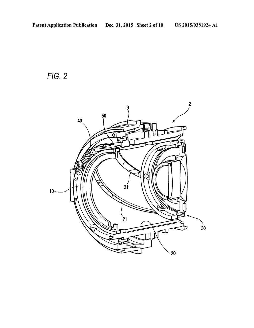 LENS DEVICE AND POSITION DETECTION METHOD OF MOVABLE OPTICAL ELEMENT - diagram, schematic, and image 03