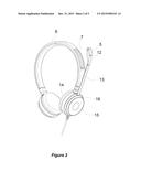 Headset With Magnetically Holding Force Between Headband And Microphone     Arm diagram and image