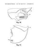 HELMET WITH RETRACTABLE VISOR AND BRIDGE diagram and image