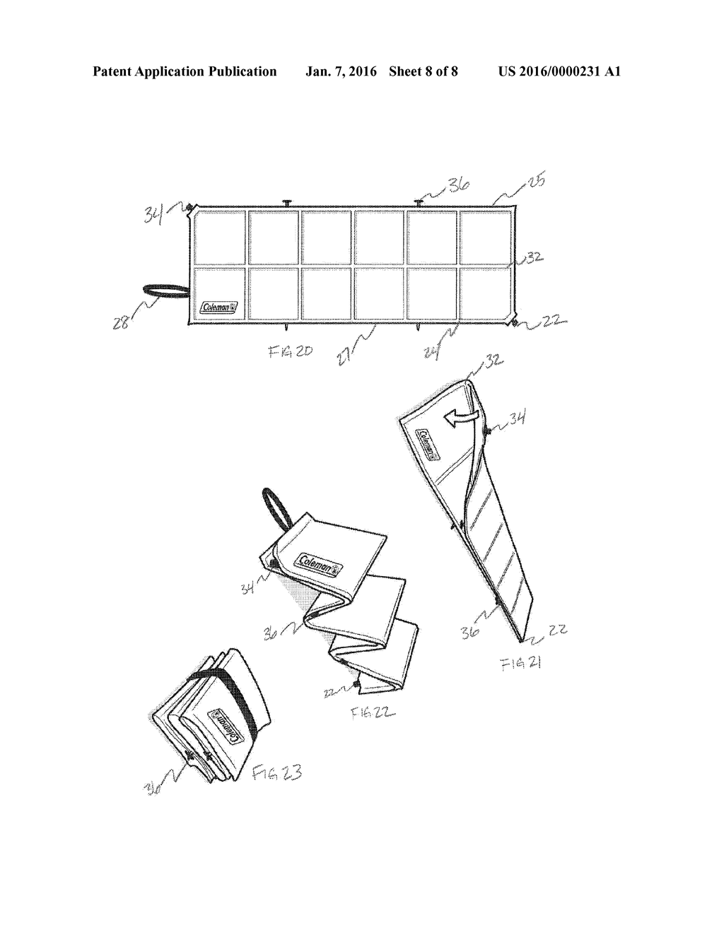 SELF INFLATING FOLDING CAMP MAT - diagram, schematic, and image 09