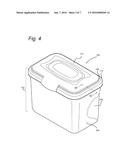 THERMOFORMED CONTAINER WITH LID diagram and image