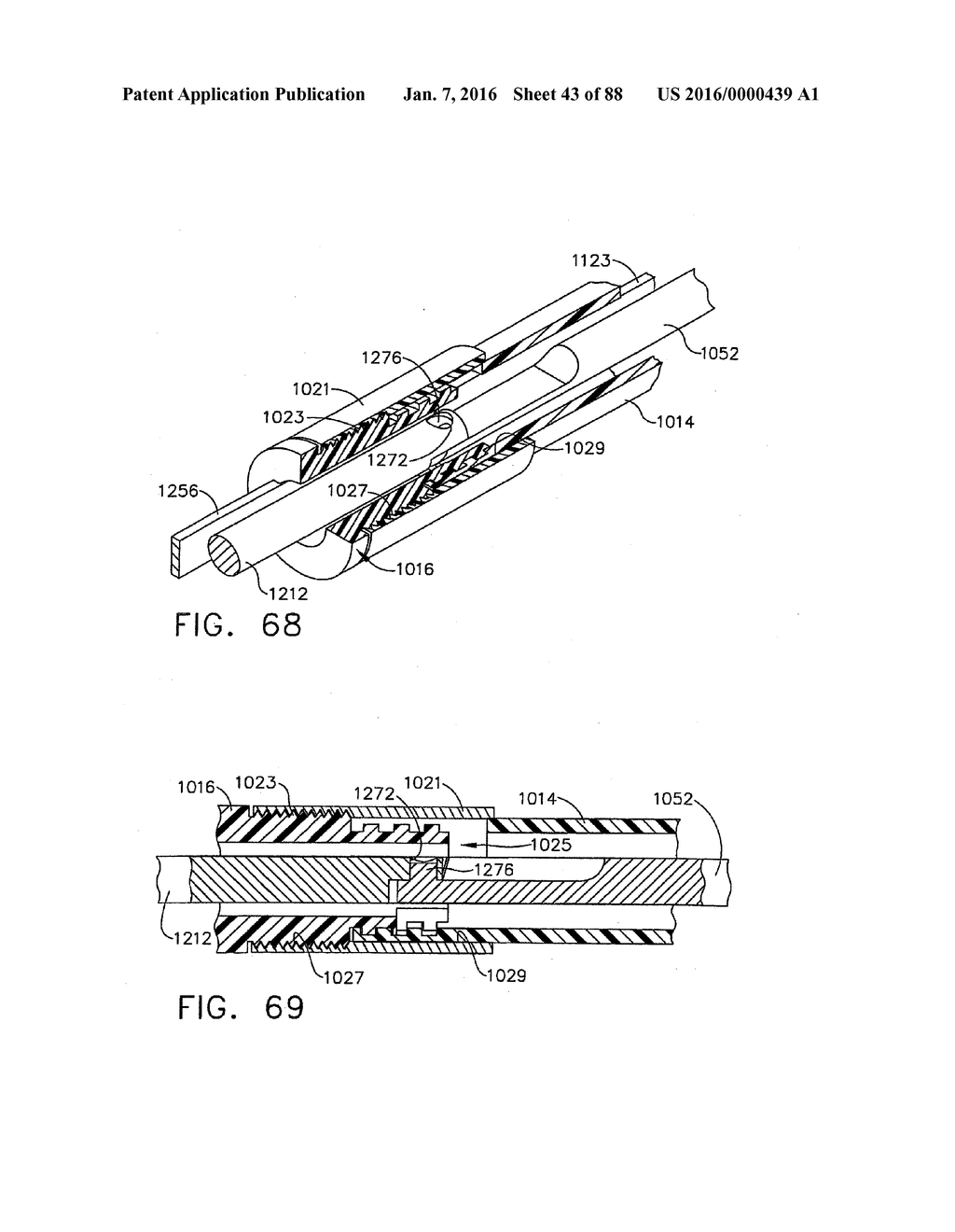 END EFFECTOR COUPLING ARRANGEMENTS FOR A SURGICAL CUTTING AND STAPLING     INSTRUMENT - diagram, schematic, and image 44