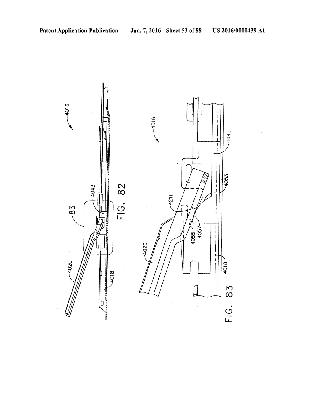 END EFFECTOR COUPLING ARRANGEMENTS FOR A SURGICAL CUTTING AND STAPLING     INSTRUMENT - diagram, schematic, and image 54