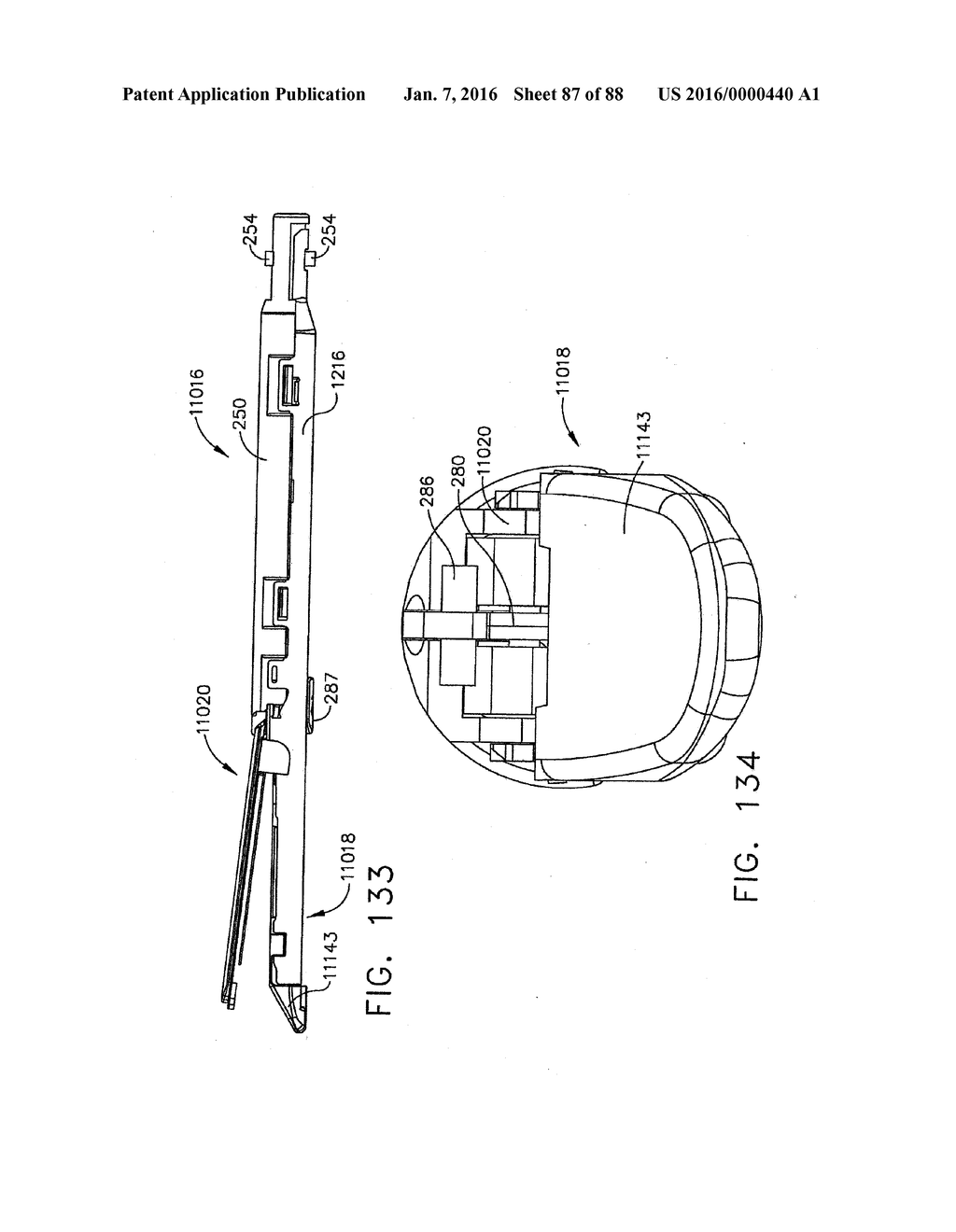 END EFFECTOR COUPLING ARRANGEMENTS FOR A SURGICAL CUTTING AND STAPLING     INSTRUMENT - diagram, schematic, and image 88