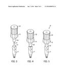 INTEGRATED DENTAL IMPLANT COMPONENT AND TOOL FOR PLACEMENT OF A DENTAL     IMPLANT COMPONENT diagram and image