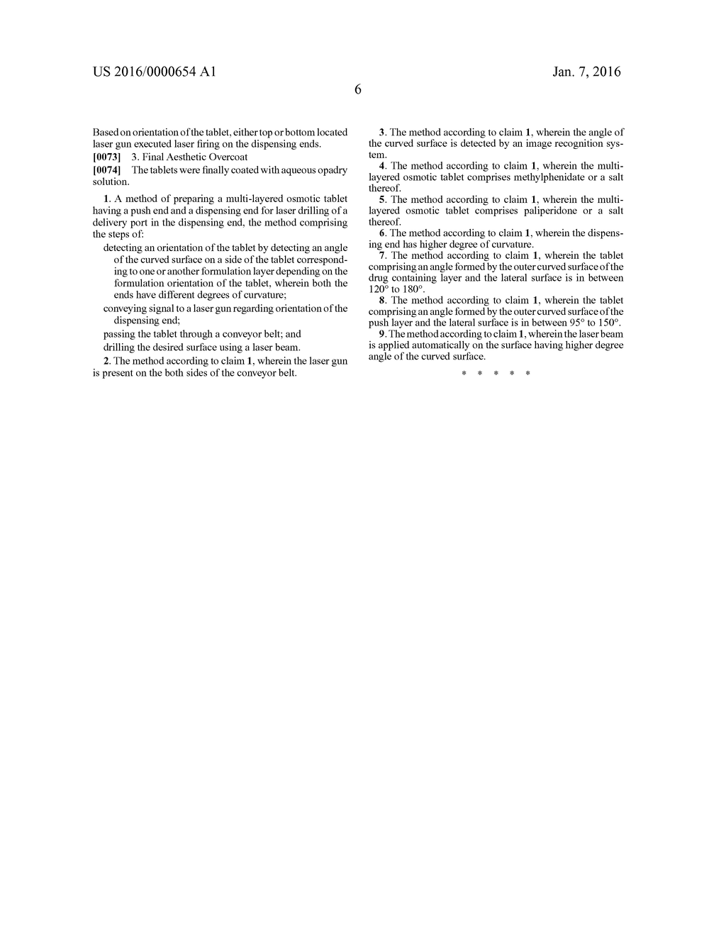 METHOD FOR DETERMINING FORMULATION ORIENTATION OF ASYMMETRIC MULTI-LAYERED     OSMOTIC TABLETS - diagram, schematic, and image 08