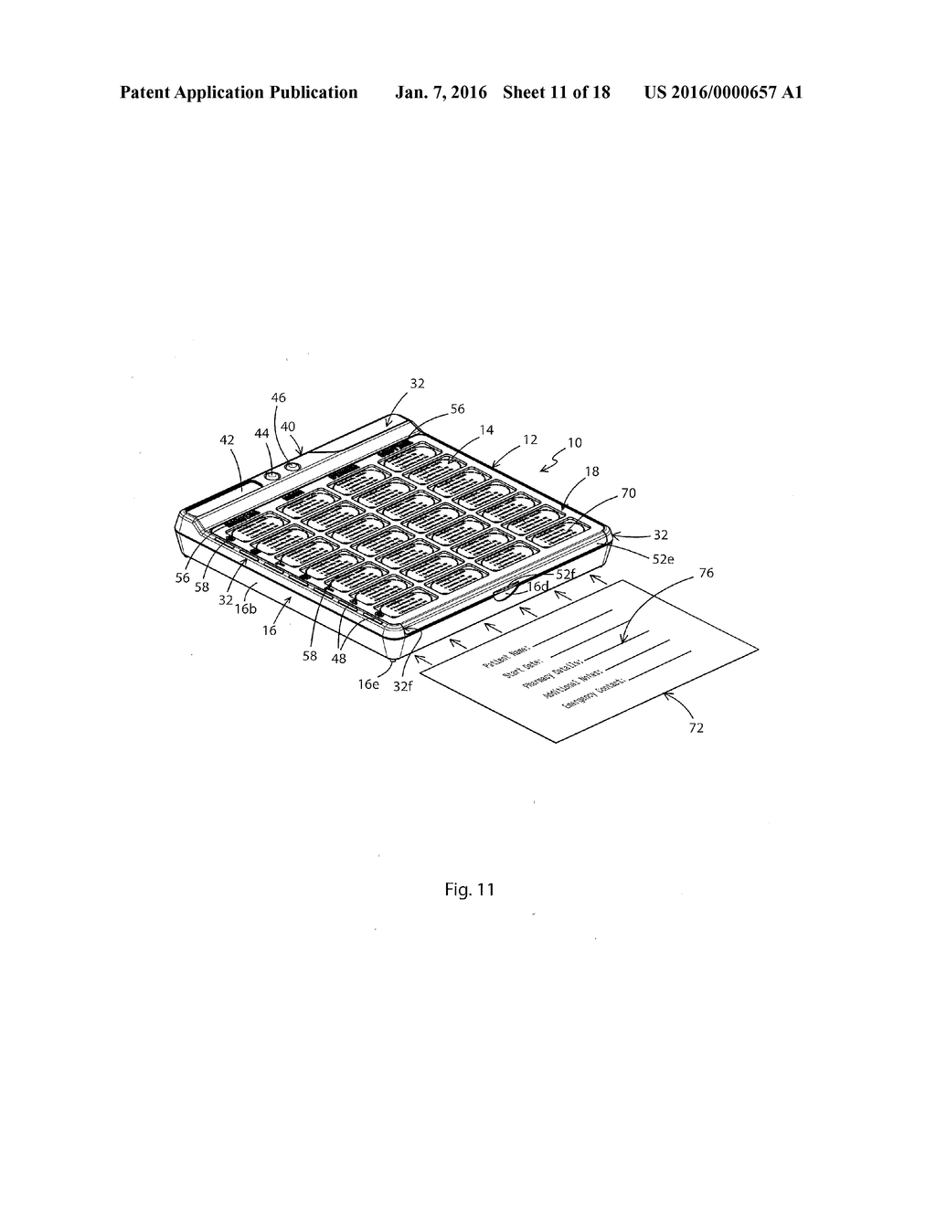 ELECTRONIC PILL BOX PREFILL SYSTEM - diagram, schematic, and image 12