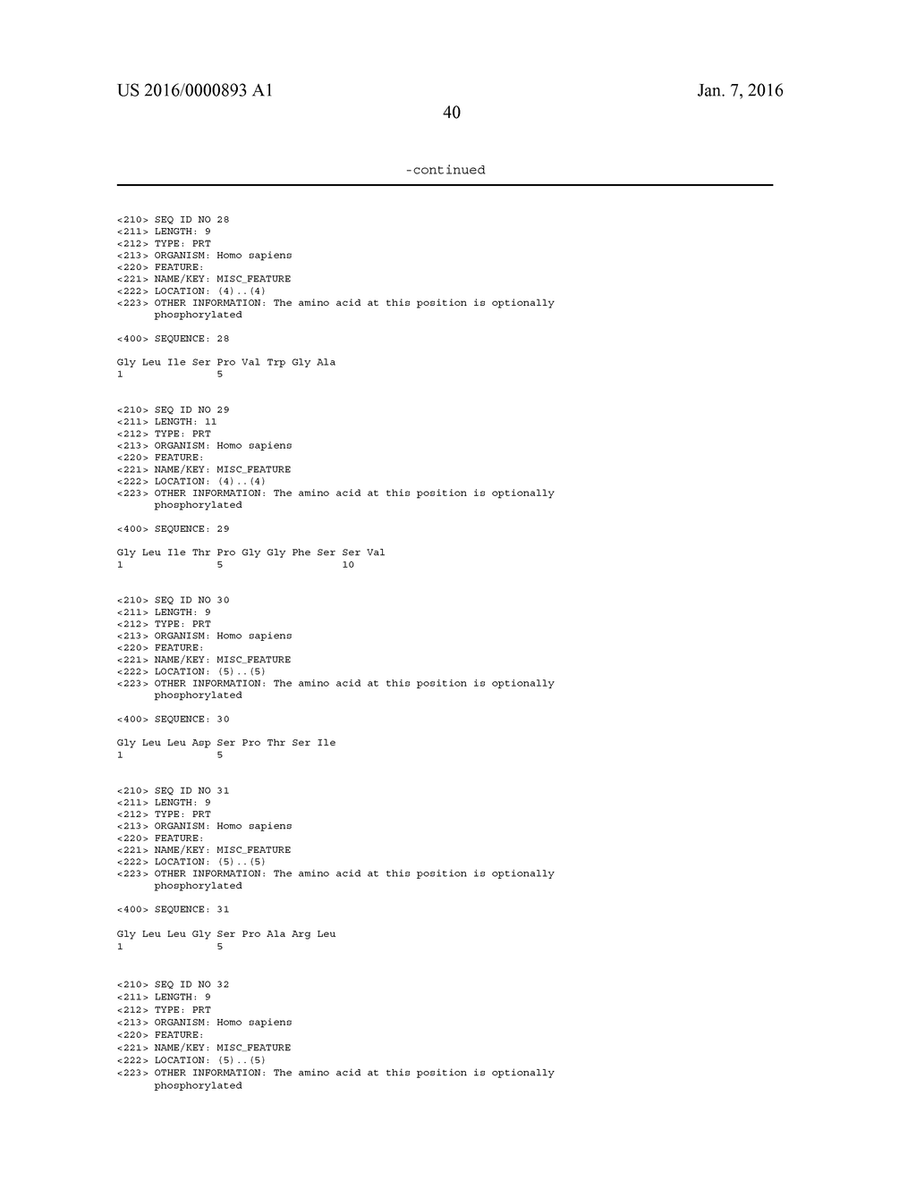 TARGET PEPTIDES FOR OVARIAN CANCER THERAPY AND DIAGNOSTICS - diagram, schematic, and image 41