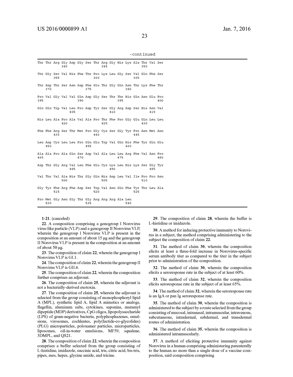 PARENTERAL NOROVIRUS VACCINE FORMULATIONS - diagram, schematic, and image 36