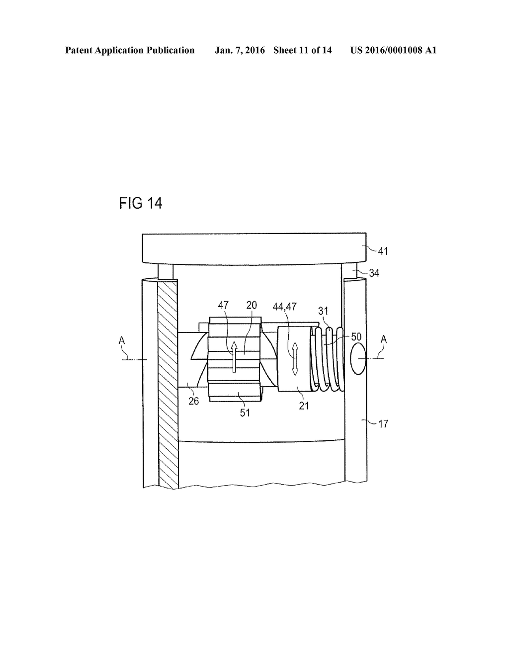 DRIVE MECHANISM FOR A MEDICATION DELIVERY DEVICE AND MEDICATION DELIVERY     DEVICE - diagram, schematic, and image 12