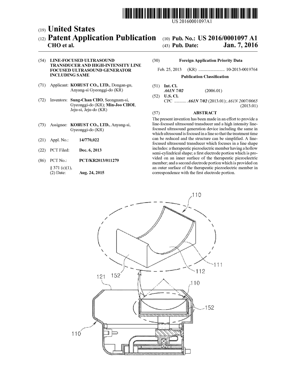 LINE-FOCUSED ULTRASOUND TRANSDUCER AND HIGH-INTENSITY LINE FOCUSED     ULTRASOUND GENERATOR INCLUDING SAME - diagram, schematic, and image 01