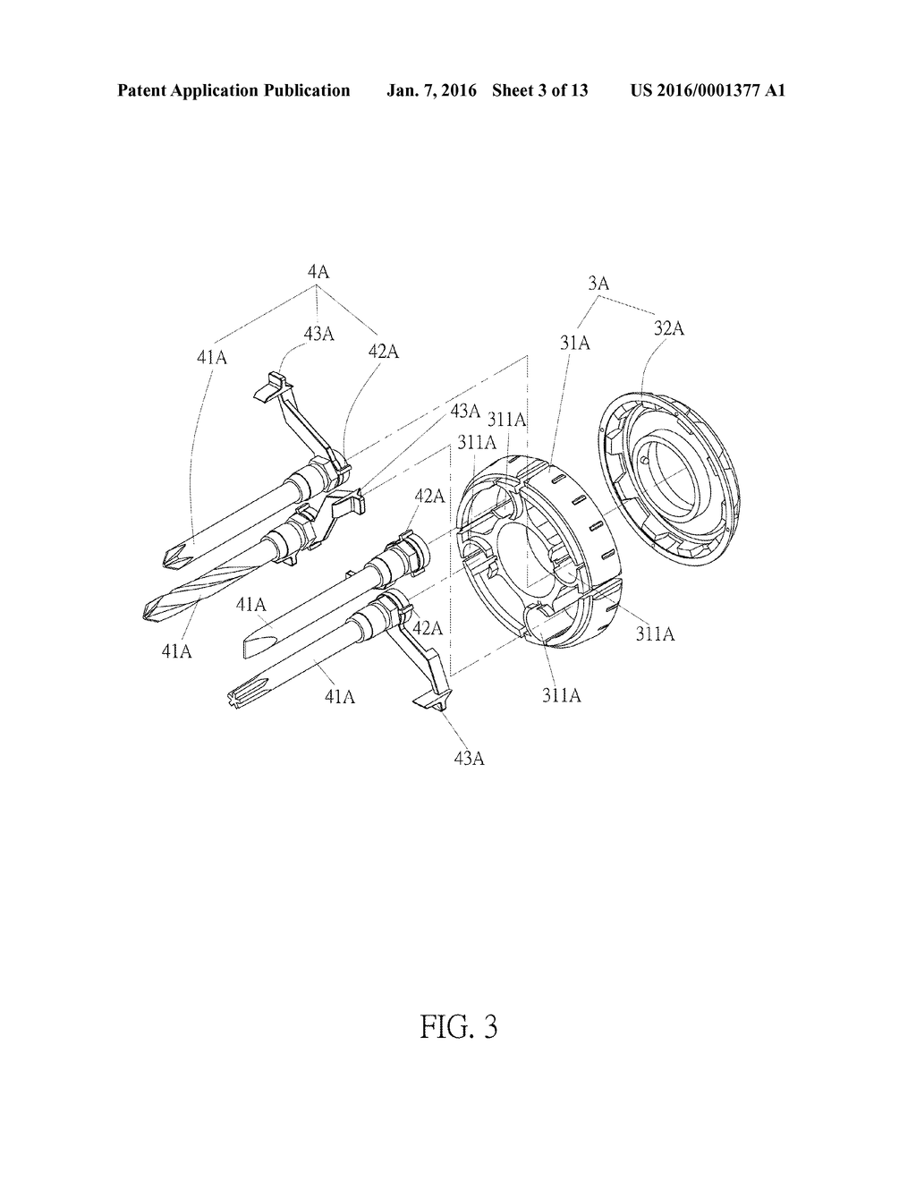 ELECTRONIC DRILL WITH REVOLVING REPLACEABLE DRILLING HEADS - diagram, schematic, and image 04