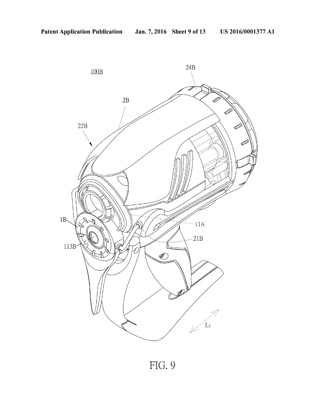 ELECTRONIC DRILL WITH REVOLVING REPLACEABLE DRILLING HEADS - diagram, schematic, and image 10