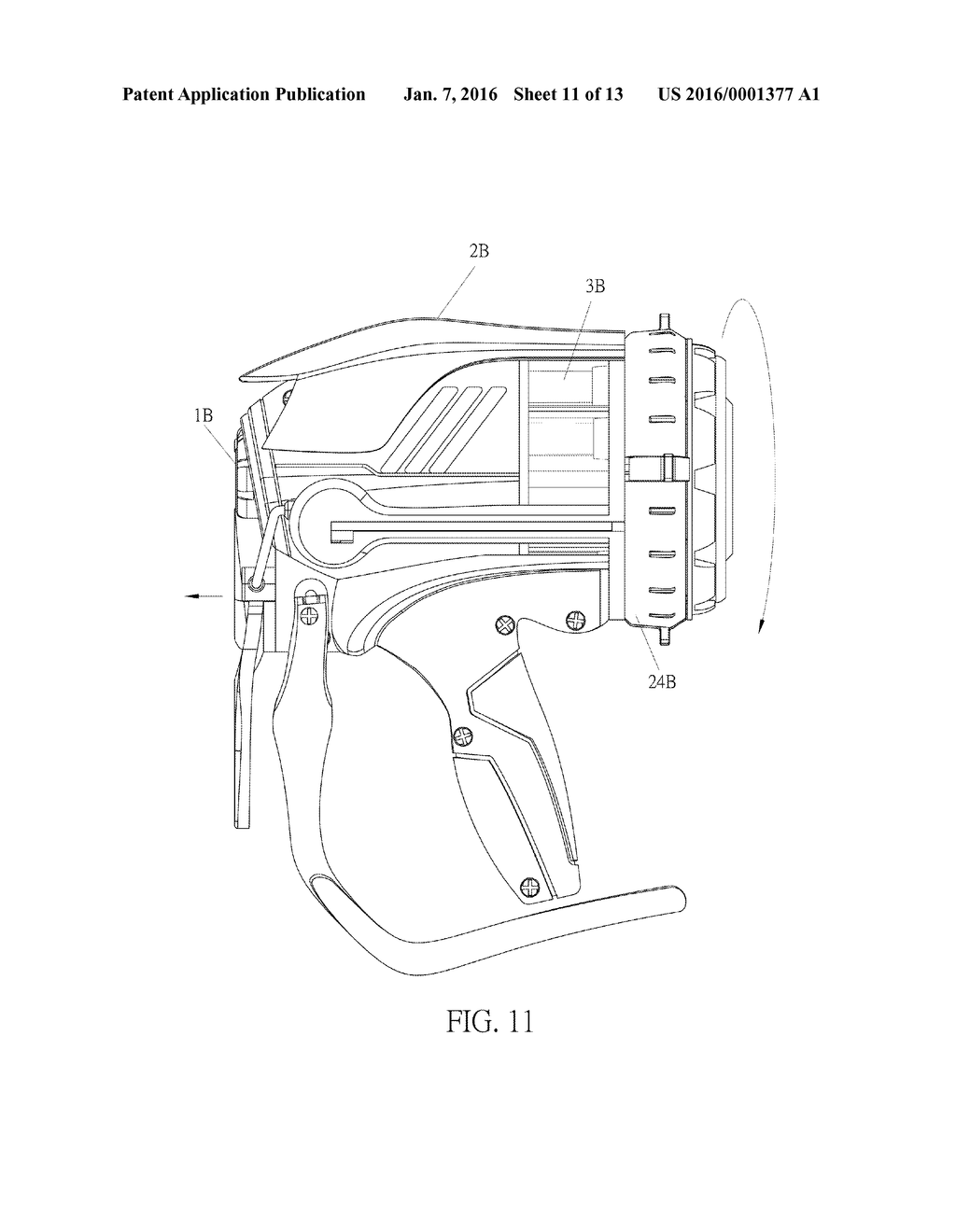 ELECTRONIC DRILL WITH REVOLVING REPLACEABLE DRILLING HEADS - diagram, schematic, and image 12