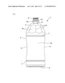 BOTTLE CONTAINER OF A PINCH-GRIP TYPE, AND MOVABLE INSERTS OF A BLOW MOLD     USED TO MOLD SUCH A BOTTLE CONTAINER diagram and image