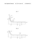 BONDING APPARATUS AND METHOD OF FABRICATING CURVED DISPLAY DEVICE USING     THE SAME diagram and image