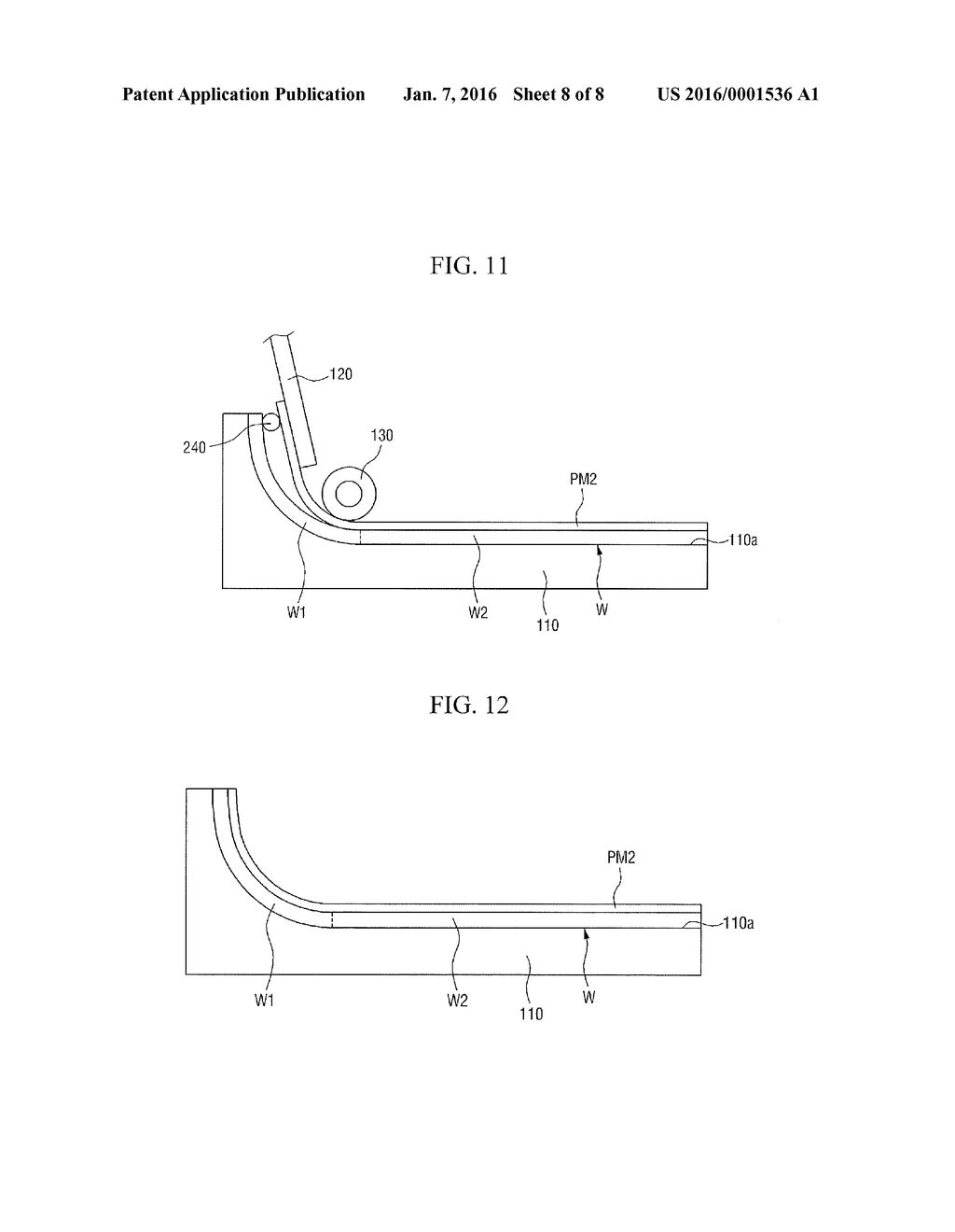 BONDING APPARATUS AND METHOD OF FABRICATING CURVED DISPLAY DEVICE USING     THE SAME - diagram, schematic, and image 09