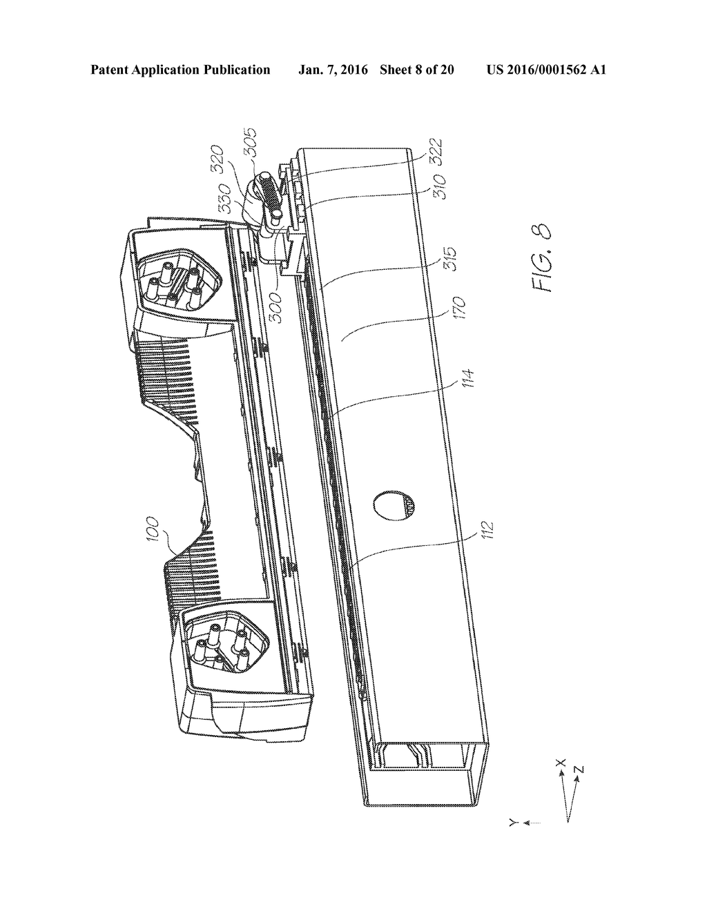 METHOD OF MAINTAINING PRINTHEAD USING MOVABLE CARRIAGE - diagram, schematic, and image 09