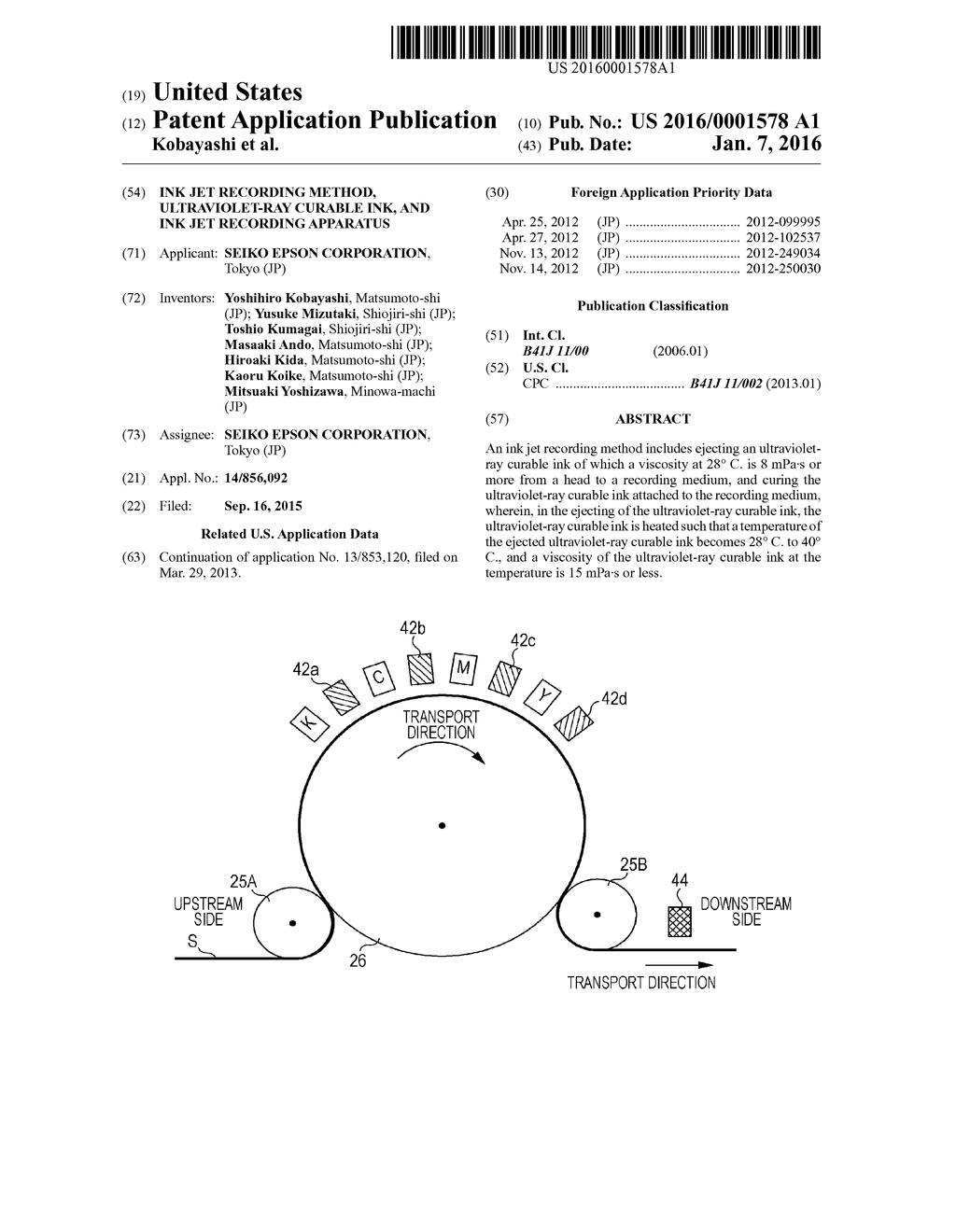 INK JET RECORDING METHOD, ULTRAVIOLET-RAY CURABLE INK, AND INK JET     RECORDING APPARATUS - diagram, schematic, and image 01