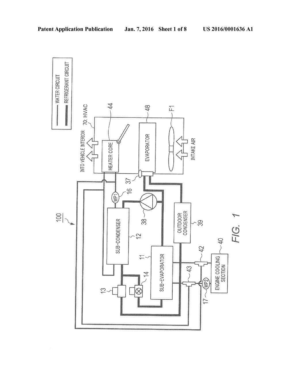 VEHICLE AIR CONDITIONING DEVICE - diagram, schematic, and image 02