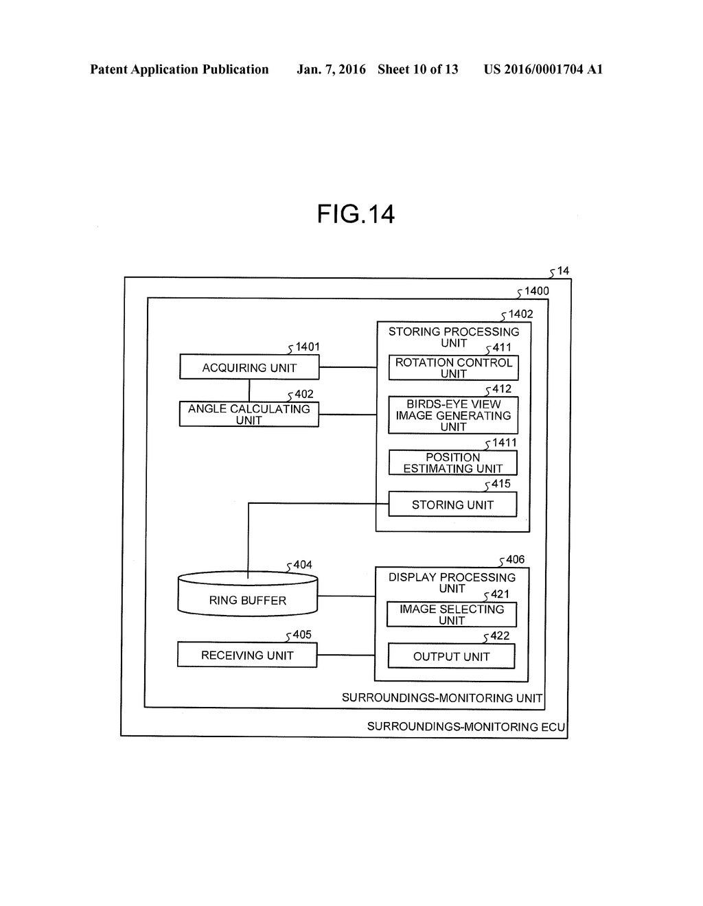 SURROUNDINGS-MONITORING DEVICE AND COMPUTER PROGRAM PRODUCT - diagram, schematic, and image 11