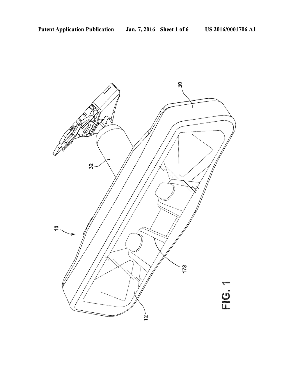 DISPLAY MIRROR ASSEMBLY - diagram, schematic, and image 02