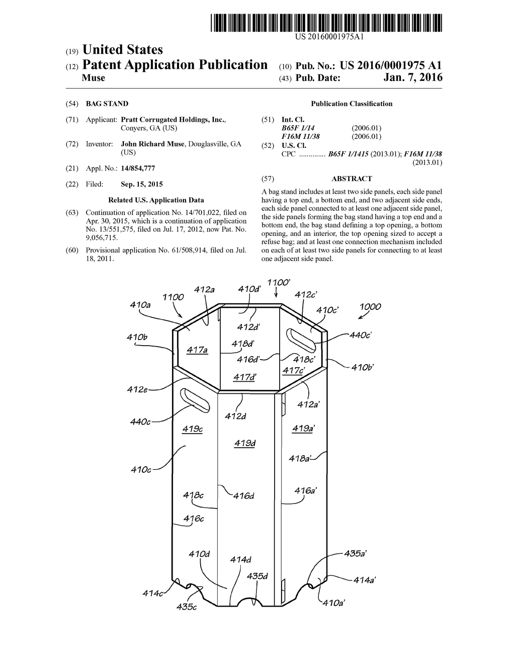 BAG STAND - diagram, schematic, and image 01