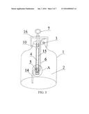 SELF-MEASURING CONTAINER AND METHOD FOR REMOVING CONTENT THEREIN diagram and image