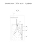 SiOx NANOPARTICLE MANUFACTURING APPARATUS INCLUDING CRUCIBLE FOR SILICON     MELTING HAVING SLIDING TYPE TAPPING STRUCTURE AND MANUFACTURING METHOD OF     SiOx NANOPARTICLE USING THE SAME diagram and image