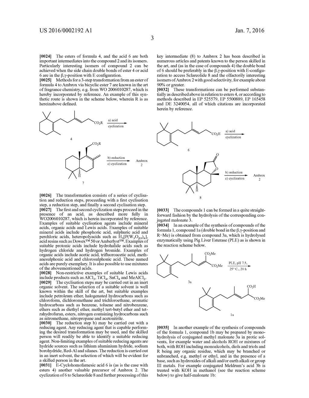 2-(ALKOXY OR ARYLOXY CARBONYL)-4-METHYL-6-(2,6,6-TRIMETHYLCYCLOHEX-1-     ENYL)HEX-2-ENOIC ACID COMPOUNDS, ITS PREPARATION AND USE - diagram, schematic, and image 04