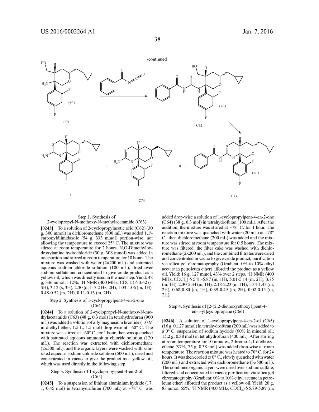 Carbocyclic- And Heterocyclic-Substituted     Hexahydropyrano[3,4-d][1,3]Thiazin-2-Amine Compounds - diagram, schematic, and image 39