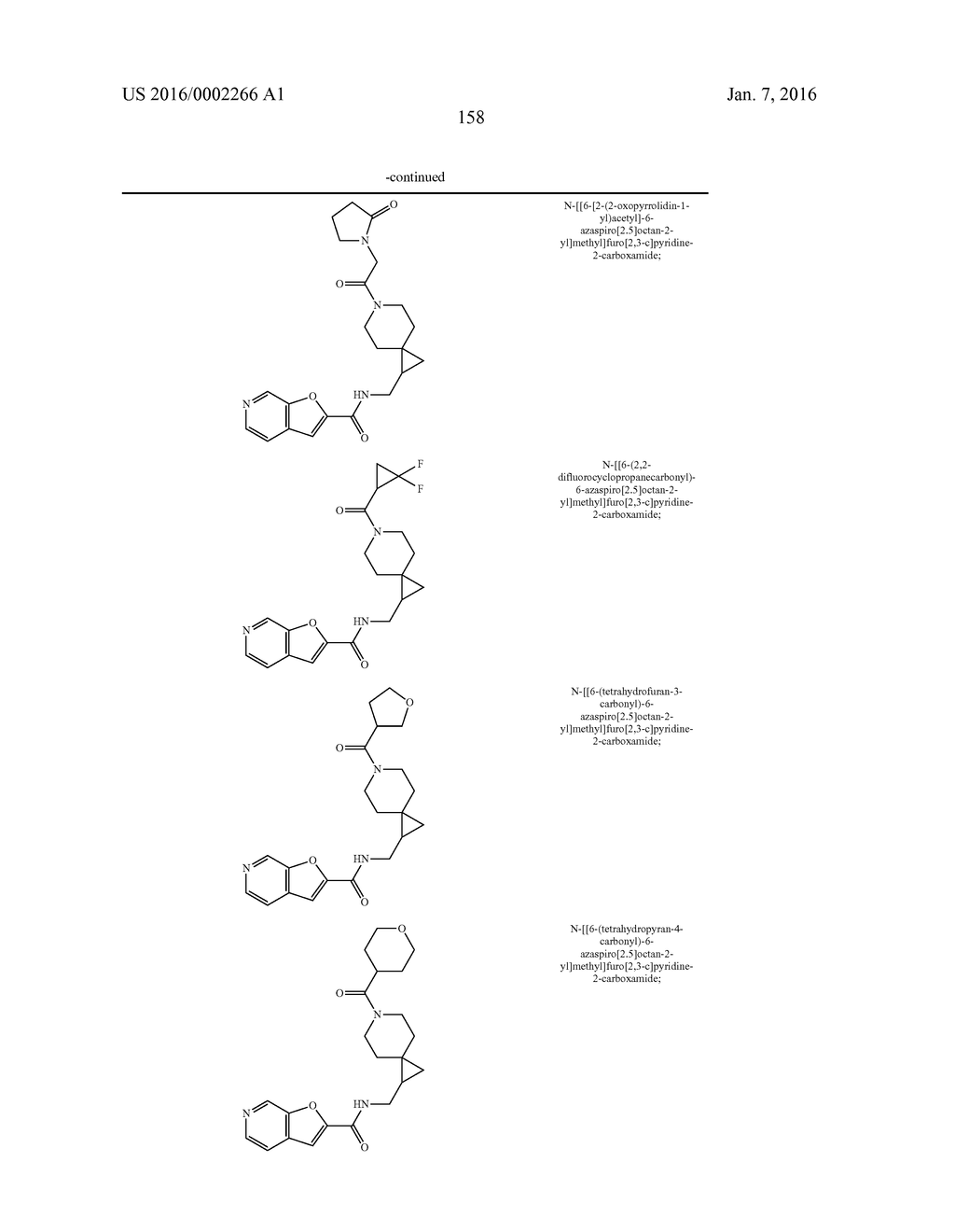 AMIDO SPIROCYCLIC AMIDE AND SULFONAMIDE DERIVATIVES - diagram, schematic, and image 159