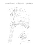 BRIDGE ADAPTED FOR ACCESSING AN AIRCRAFT COMPARTMENT VIA A MANHOLE diagram and image