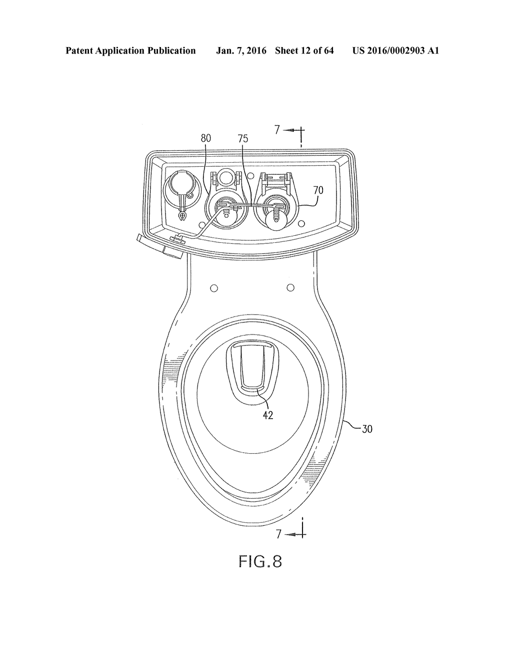 Primed Jet Toilet - diagram, schematic, and image 13