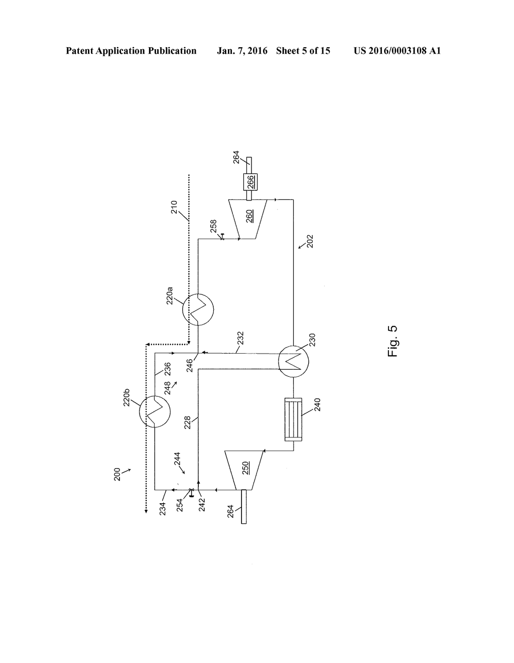 HEAT ENGINE SYSTEMS WITH HIGH NET POWER SUPERCRITICAL CARBON DIOXIDE     CIRCUITS - diagram, schematic, and image 06