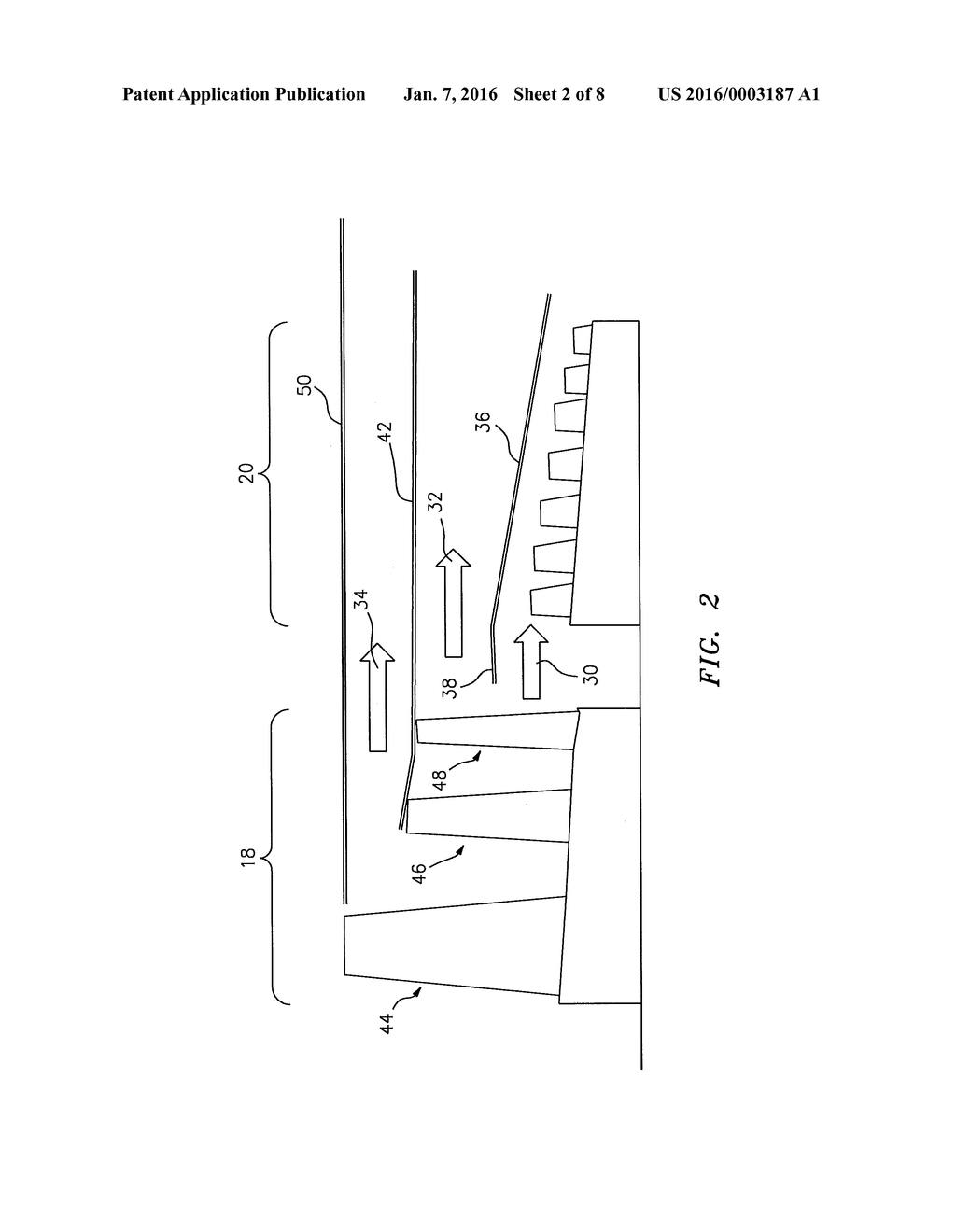 GAS TURBINE ENGINE INCLUDING A THIRD FLOWPATH EXHAUST NOZZLE - diagram, schematic, and image 03