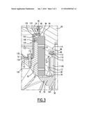 PUMP INCLUDING A SHIELD FOR PROTECTING A PUMP WHEEL AGAINST A COOLANT LEAK     ALONG THE HUB OF THE WHEEL diagram and image