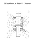 SHAFT BEARING WITH A SHAFT SEAL diagram and image