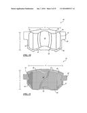 DISC BRAKE PAD  FOR A VEHICLE diagram and image