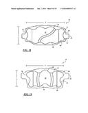 DISC BRAKE PAD  FOR A VEHICLE diagram and image