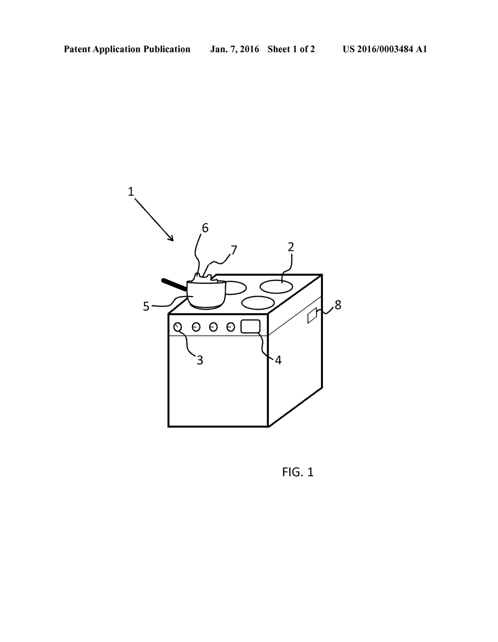 METHOD OF OPERATING A COOKING APPLIANCE, CONTROL UNIT AND COOKING     APPLIANCE - diagram, schematic, and image 02