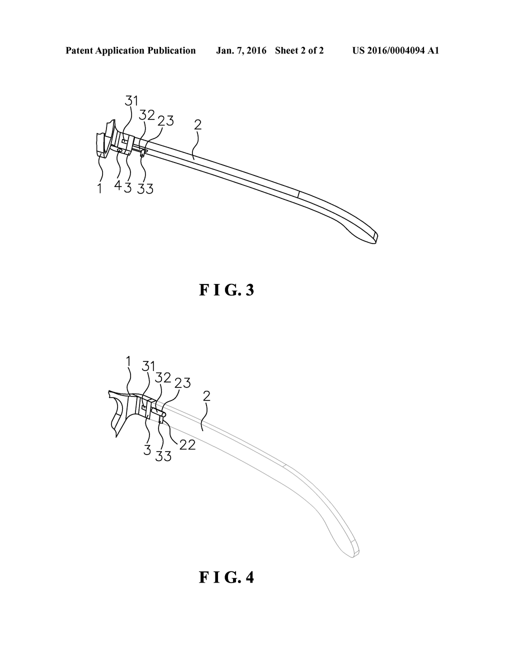 REPLACEABLE ARM STRUCTURE FOR SPECTACLES - diagram, schematic, and image 03